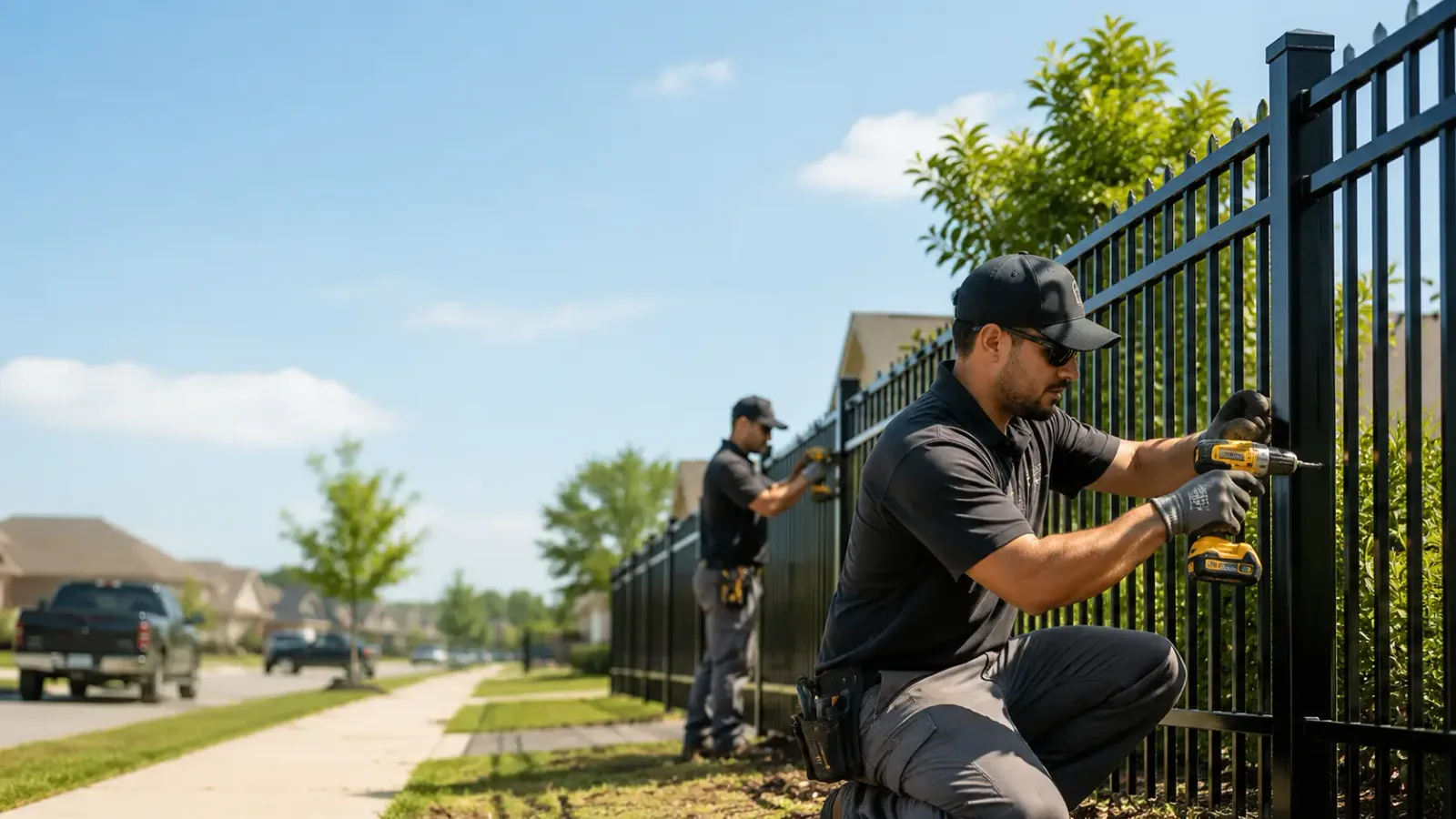 Metal Fence Installation in Farmingdale, ME